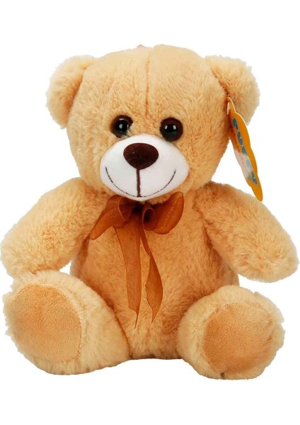 0998 Sun-Jhn-Pff-Sk Peluş Ayı Oturan Kurdeleli 21CM 2r fırsatları
