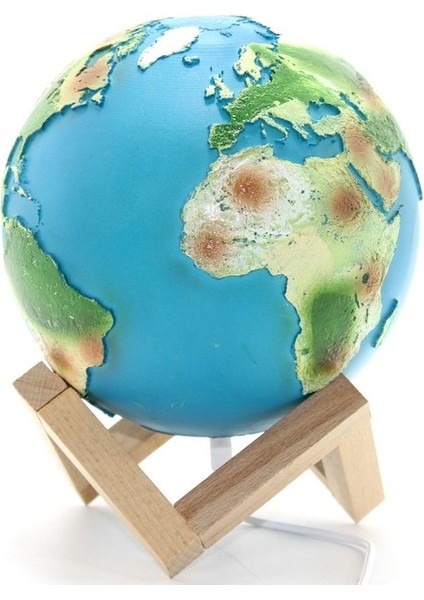 Standlı Işıklı Dünya Küre