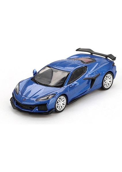 Mini Gt 1/64 Chevrolet Corvette Z06 Elkharh Lake Blu Metal