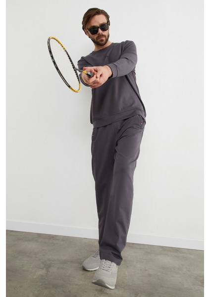 Basic Bisiklet Yaka Modal Kumaş Sweatshirt fiyatları