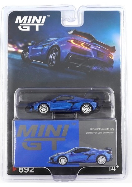 Mini Gt 1/64 Chevrolet Corvette Z06 Elkharh Lake Blu Metal fiyatları