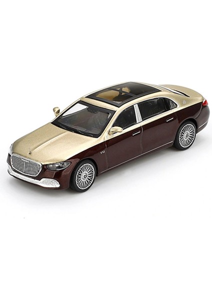 Mini Gt 1/64 Mercedes Maybach S 680 Gold Dark Red Metallic modelleri