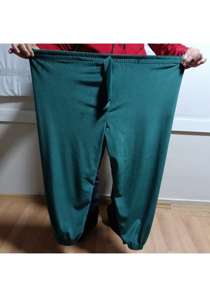 Kadın Bayan Fransız Kadife Battal Büyük Beden Bel ve Paçalar Lastikli Cepsiz Eşofman Altı Pantolon Pijama Altı Tayt fiyatları