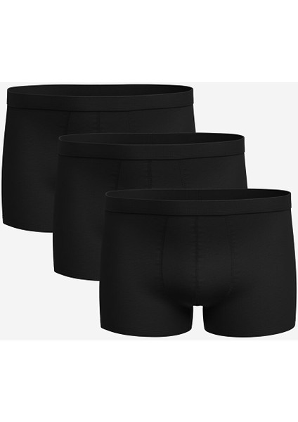 Yeni Sezon Standart Kalıp Pamuklu Esnek Erkek Boxer 3'lü