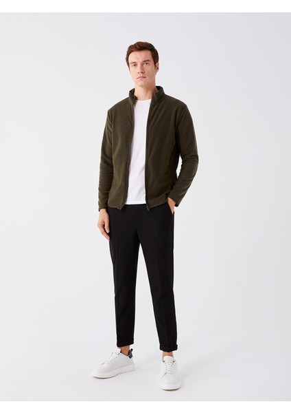 Yeni Sezon Dik Yaka Uzun Kollu Erkek Polar Hırka modelleri