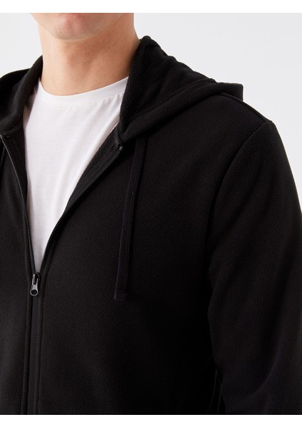 Yeni Sezon Kapüşonlu Uzun Kollu Erkek Polar Hırka fırsatları