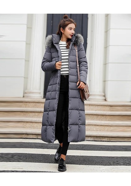 Toridas Günlük Kışlık Tam Boy Şişme Kadın Mont bt180gri3 fiyatları