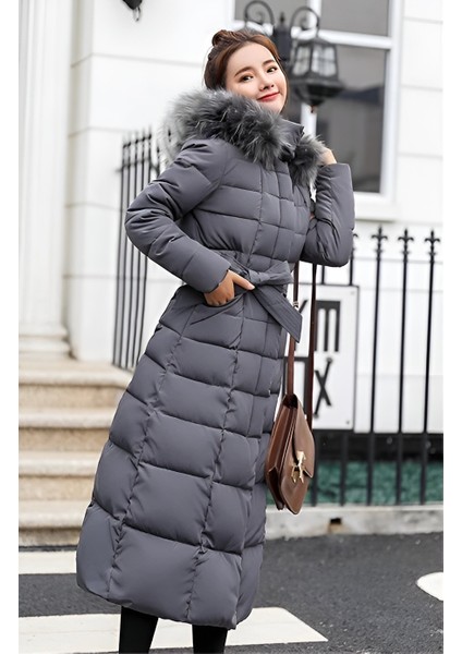 Toridas Günlük Kışlık Tam Boy Şişme Kadın Mont bt180gri3 modelleri