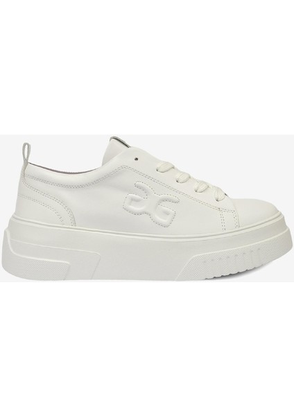 Kadın Beyaz Hakiki Deri Sneaker Ayakkabı 4Y2SA33710 indirimleri