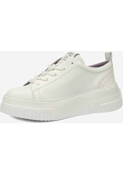 Kadın Beyaz Hakiki Deri Sneaker Ayakkabı 4Y2SA33710