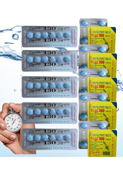 Mavi Kobra 130 Mg 6'lı x 5 Dizi + VÊGA100MG 4'lü Tablet x 5 Dizi Geçıktırıcıli9 Orjınal Hap Performansa Destek Sertlestırıçılı9 Guc Takviye Kuvvet Arttırıçi8 TIMEOUTPERFORMANCE_ÇIALIS_VIÂGRÂ_5_20