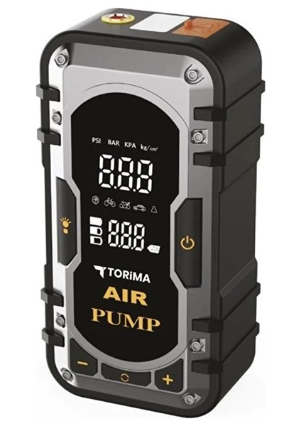 8000 Mah Taşnabilir Dijital Ekranlı Araç Akü Takviyeli,powerbank,ışıklı Oto Hava Kompresörü fiyatları