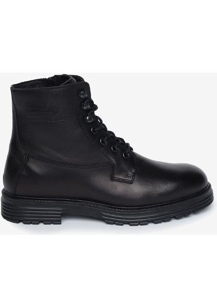 Erkek Siyah Hakiki Deri Günlük Bot 4K1YB17791