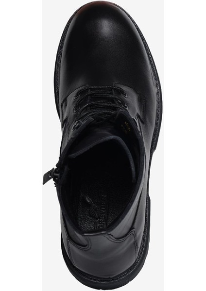 Erkek Siyah Hakiki Deri Günlük Bot 4K1YB17791