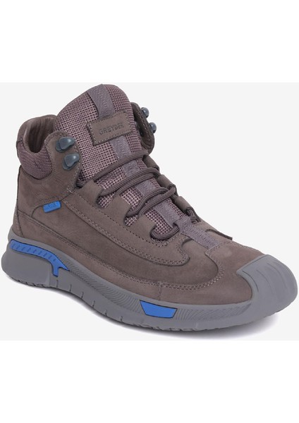 Erkek Füme Hakiki Deri Sneaker Bot 4K1SB15090