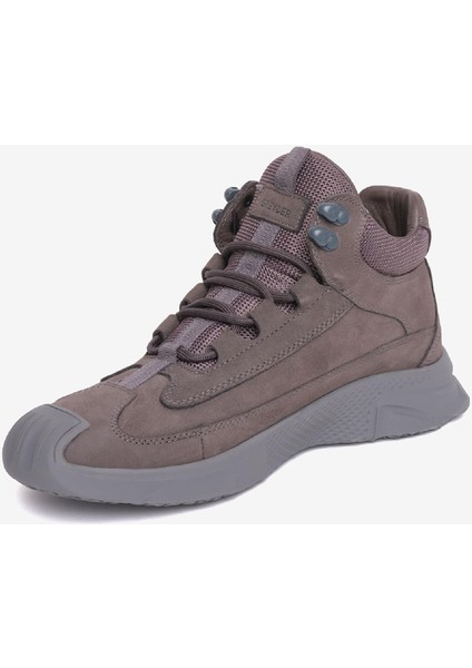 Erkek Füme Hakiki Deri Sneaker Bot 4K1SB15090