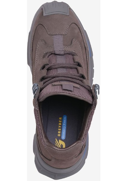 Erkek Füme Hakiki Deri Sneaker Bot 4K1SB15090