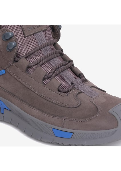 Erkek Füme Hakiki Deri Sneaker Bot 4K1SB15090