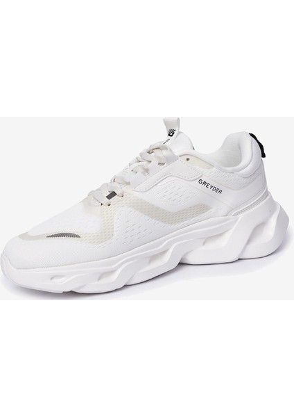 Erkek Beyaz Siyah Spor Ayakkabı 4Y1SA17183