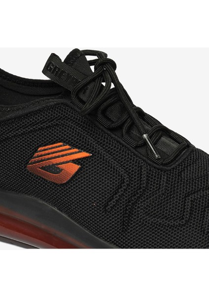 Siyah Turuncu Spor Ayakkabı 4Y1SA14731