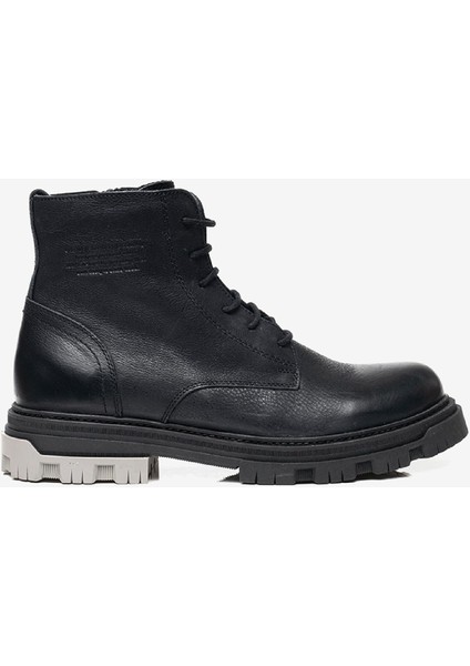 Erkek Siyah Hakiki Deri Military Bot 3K1UB16300 indirimleri