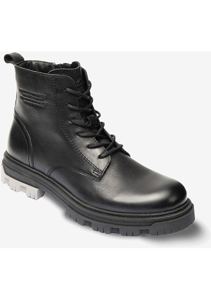 Erkek Siyah Hakiki Deri Military Bot 3K1UB16300