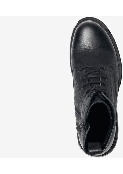 Erkek Siyah Hakiki Deri Military Bot 3K1UB16300