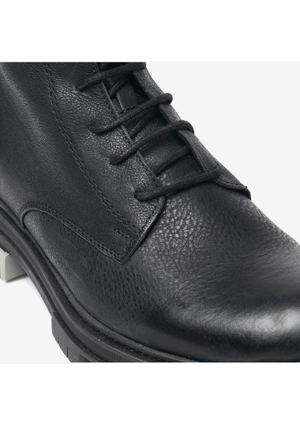 Erkek Siyah Hakiki Deri Military Bot 3K1UB16300