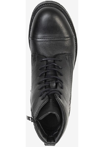 Erkek Siyah Hakiki Deri Casual Bot 3K1YB16180