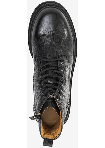 Erkek Siyah Hakiki Deri Casual Bot 3K1YB16221
