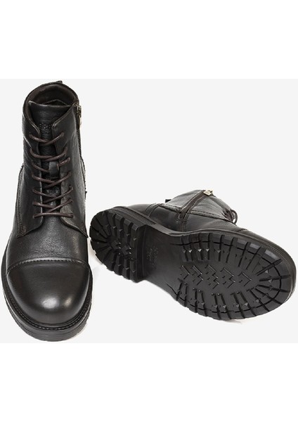Erkek Vizon Hakiki Deri Casual Bot 3K1YB16180