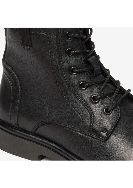 Erkek Siyah Hakiki Deri Günlük Bot 4K1UB17931