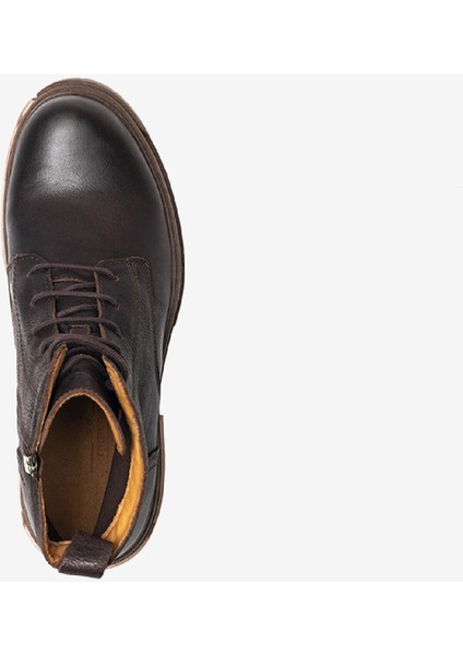 Erkek kahverengi Hakiki Deri Military Bot 3K1UB16300