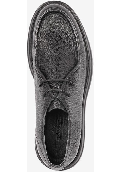 Erkek Siyah Hakiki Deri Klasik Ayakkabı 4K1UA17881