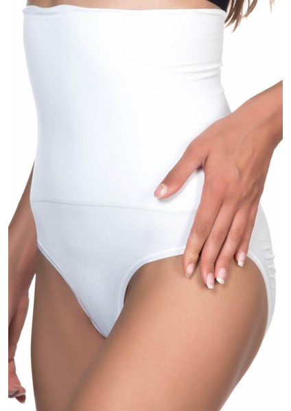 Beyaz Mı Emay 2009 Yüksek Bel Double Slip Korse fiyatları