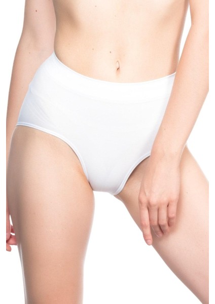 Beyaz Mı Emay 7025 Düşük Bel Slip Korse