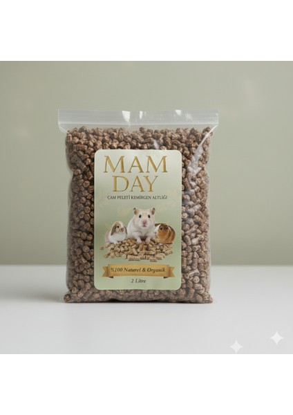 Doğal Organik Kemirgen Altlığı Talaş Çam Peleti 2 Lt ( Tavşan , Chinchilla, Ginepig ve Hamster ) fiyatları