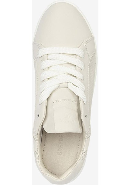 Kadın Kirli Beyaz Hakiki Deri Sneaker Ayakkabı 4Y2SA33600 fırsatları