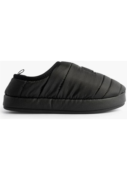 Calvın Kleın Kadın Marka Logolu Kapitone Dikişli Günlük Kullanıma Uygun Siyah Terlik HW0HW02830 Beh