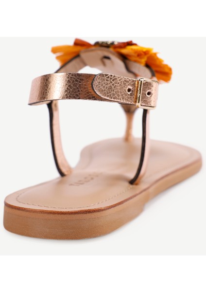 Rafya Detaylı Deri Sandalet fiyatları