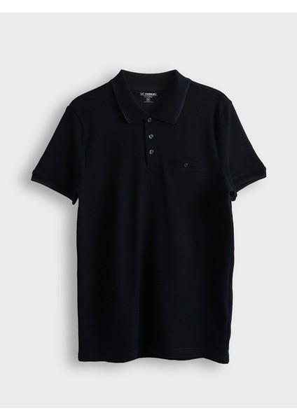 Yeni Sezon Polo Yaka Kısa Kollu Penye Erkek Tişört indirimleri