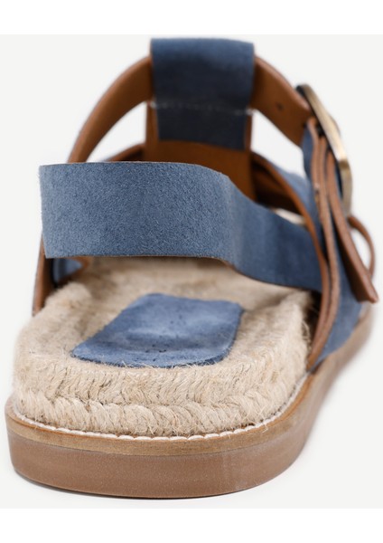 Jüt Tabanlı Deri Sandalet modelleri