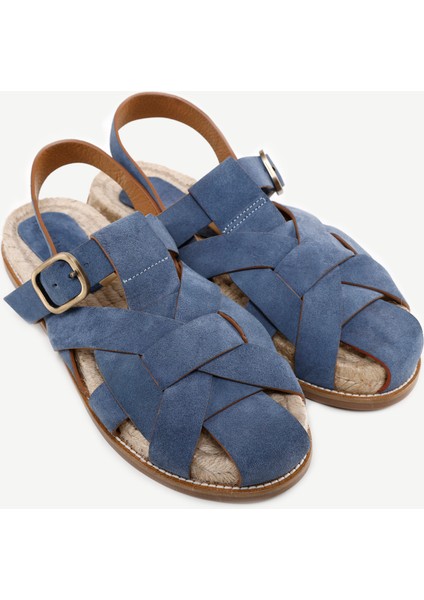 Jüt Tabanlı Deri Sandalet fırsatları