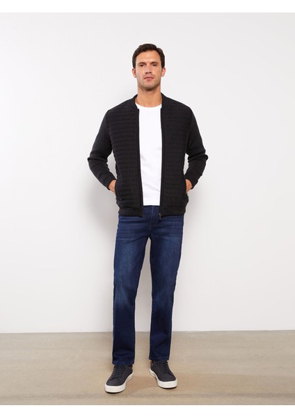 Yeni Sezon Standart Kalıp Kolej Yaka Erkek Triko Mont modelleri