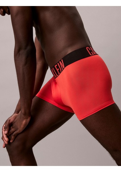 Calvın Kleın Erkek Marka Logolu Elastik Bantlı Günlük Kullanıma Uygun Siyah-Gri-Kırmızı Boxer 000NB3775A 2qq modelleri