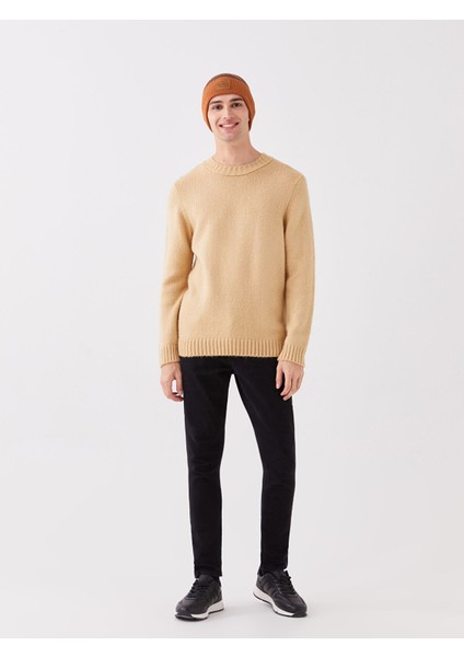 Yeni Sezon Etiket Baskılı Renk Bloklu Erkek Triko Bere fiyatları