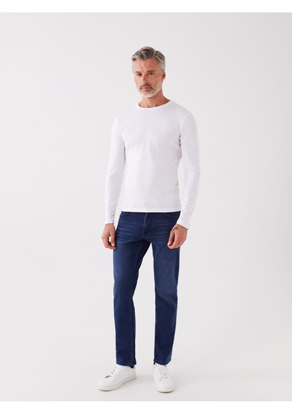 Yeni Sezon Bisiklet Yaka Uzun Kollu Erkek Sweatshirt modelleri