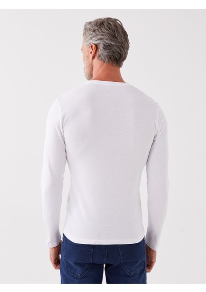 Yeni Sezon Bisiklet Yaka Uzun Kollu Erkek Sweatshirt indirimleri