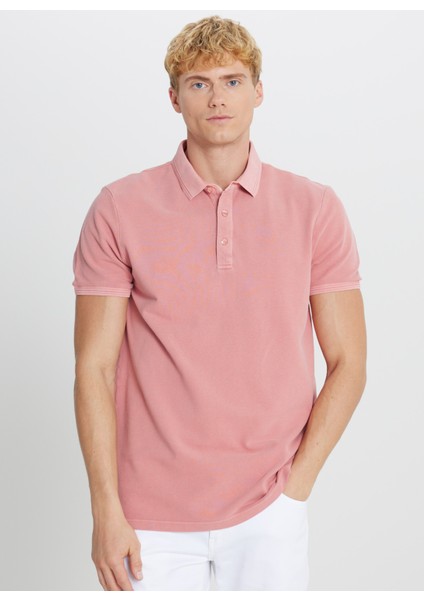 Polo Yaka Düz Gül Kurusu Erkek T-Shirt ACE091252409_GUL modelleri