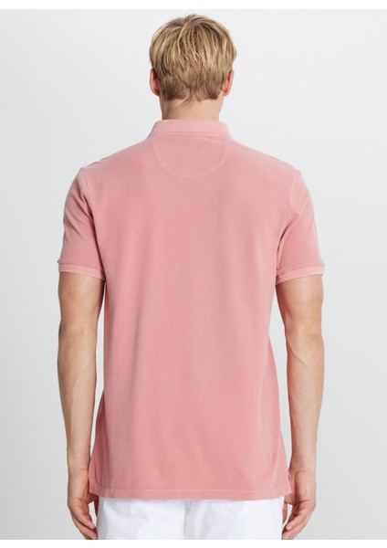 Polo Yaka Düz Gül Kurusu Erkek T-Shirt ACE091252409_GUL indirimleri